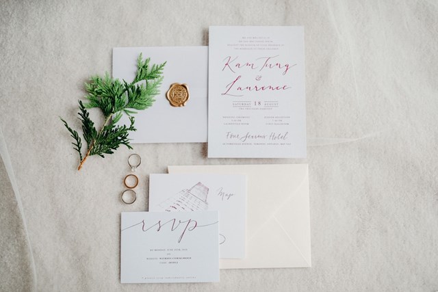 Kam and Laurence's Sweet Wedding at the Four Seasons Hotel