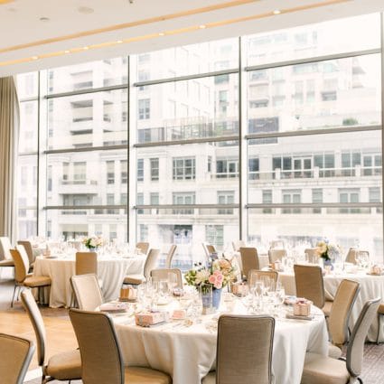 Four Seasons Hotel Toronto featured in Kam and Laurence’s Sweet Wedding at the Four Seasons Hotel