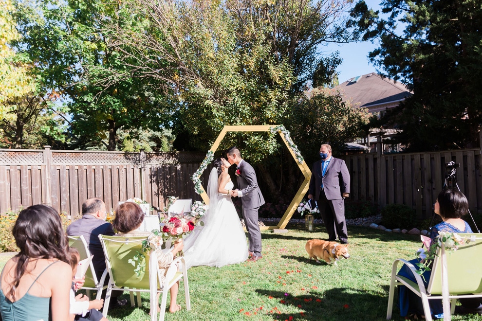 Colourful Backyard Wedding