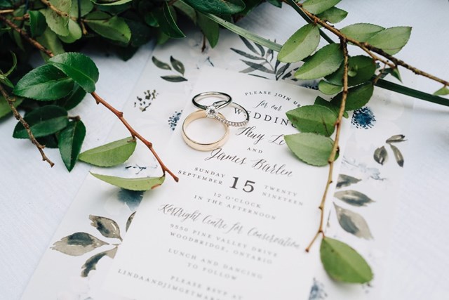 Linda and Jim's Rainy Day Wedding at Kortright Event Centre for Conservation