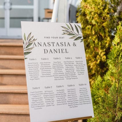 Paperless Post featured in Anastasia and Daniel’s Palais Royale Micro Wedding