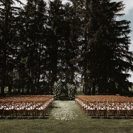 Cambium Farms featured in 12 Outdoor Wedding Venues with Gorgeous Views