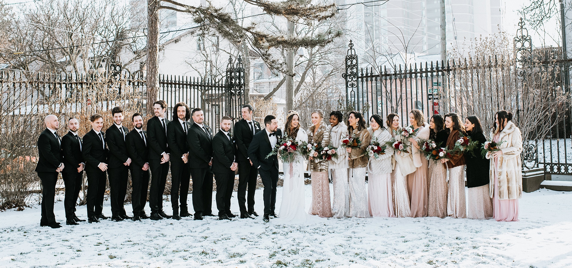 Hero image for Kara and Michael’s Romantic Winter Wedding at Liuna Station