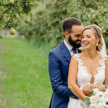 The Lonely Hearts featured in Nina and Dan’s Sweet Barn Wedding at Stonewall Estates