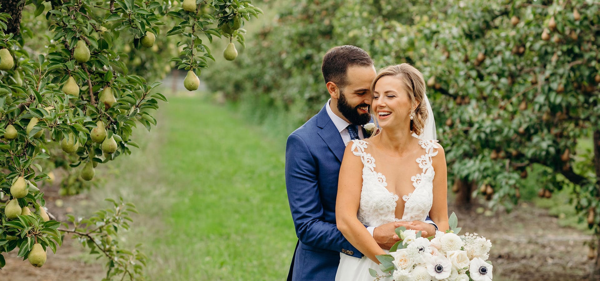 Hero image for Nina and Dan’s Sweet Barn Wedding at Stonewall Estates