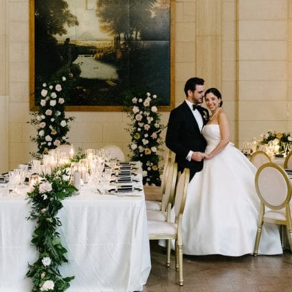 Harry Rosen featured in Dina and Chris’ Elegant Wedding at the Windsor Arms Hotel