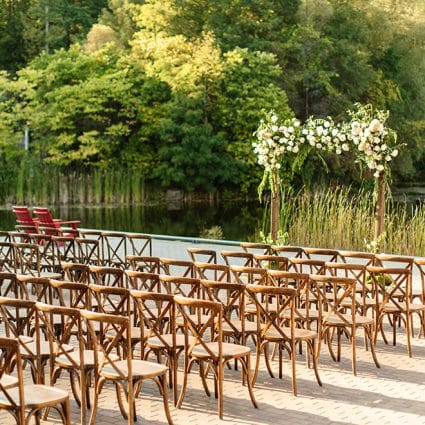 Evergreen Brick Works featured in 13 Outdoor Wedding Venues with Gorgeous Views