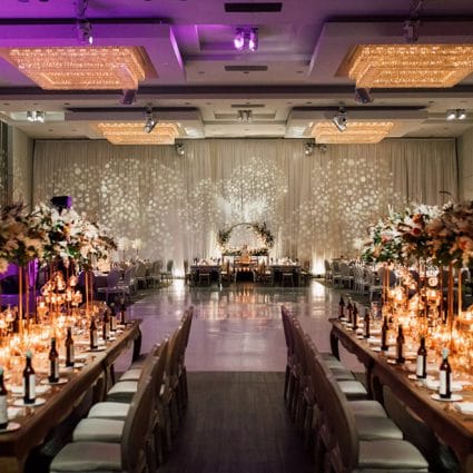 Detailz Couture Event Rentals featured in Julia and William “Leap into Love” at Chateau Le Parc