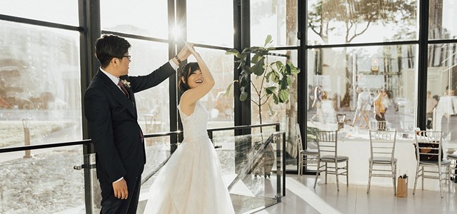 Mindy and Damian's Lakeview Wedding at Spencer's at the Waterfront