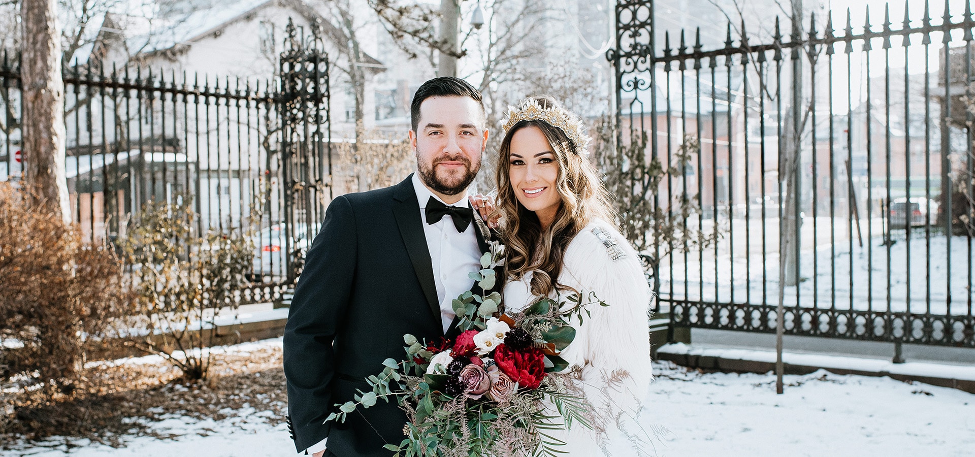 Hero image for How to Prep for Your Snowy Wedding Day