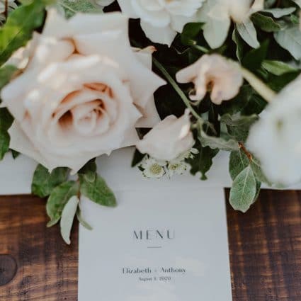 Ink and Aisle featured in Dreamy Inspiration for an Outdoor Intimate Wedding