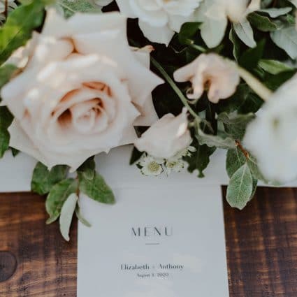 Ink and Aisle featured in Dreamy Inspiration for an Outdoor Intimate Wedding