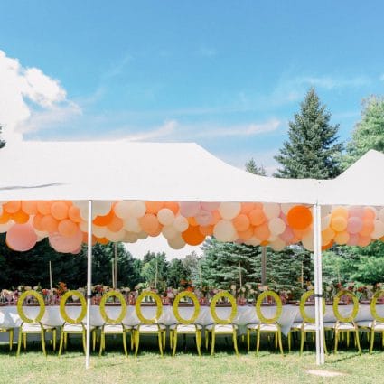 Sunshine Party and Tent Rentals featured in A Summery Chic-Inspired Styled Birthday Shoot