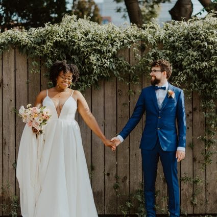 Ink and Aisle featured in Meghan and Fred’s Beautiful Micro-Wedding at Boehmer Restaurant