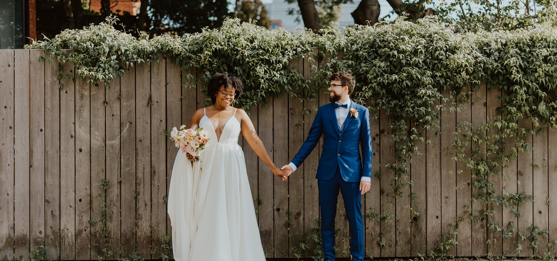 Hero image for Meghan and Fred’s Beautiful Micro-Wedding at Boehmer Restaurant