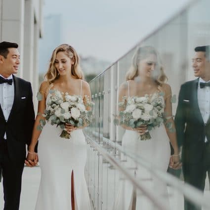 Spectrum Agency featured in Corrin and Albert’s Rooftop Wedding at Hotel X