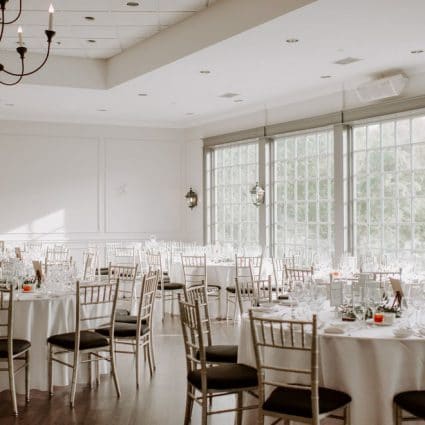 Country Lane Floral Design & Vintage Rentals featured in Emily and Tyson’s Romantic Wedding at The Doctor’s House