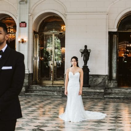 Casa Loma featured in Elaine and Saleem’s Enchanting Fairy-Tale Wedding at Casa Lom…