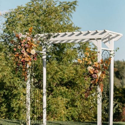 Coriander Girl featured in Nicky and Ben’s Sweet Intimate Micro-Wedding at McMichael Can…