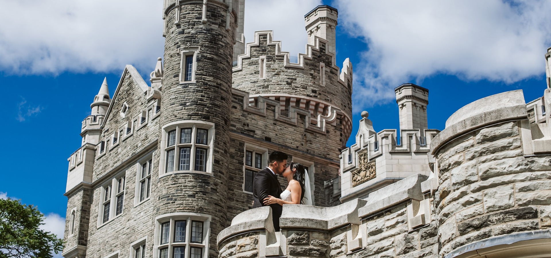 Hero image for Elaine and Saleem’s Enchanting Fairy-Tale Wedding at Casa Loma and Guild Inn Estates