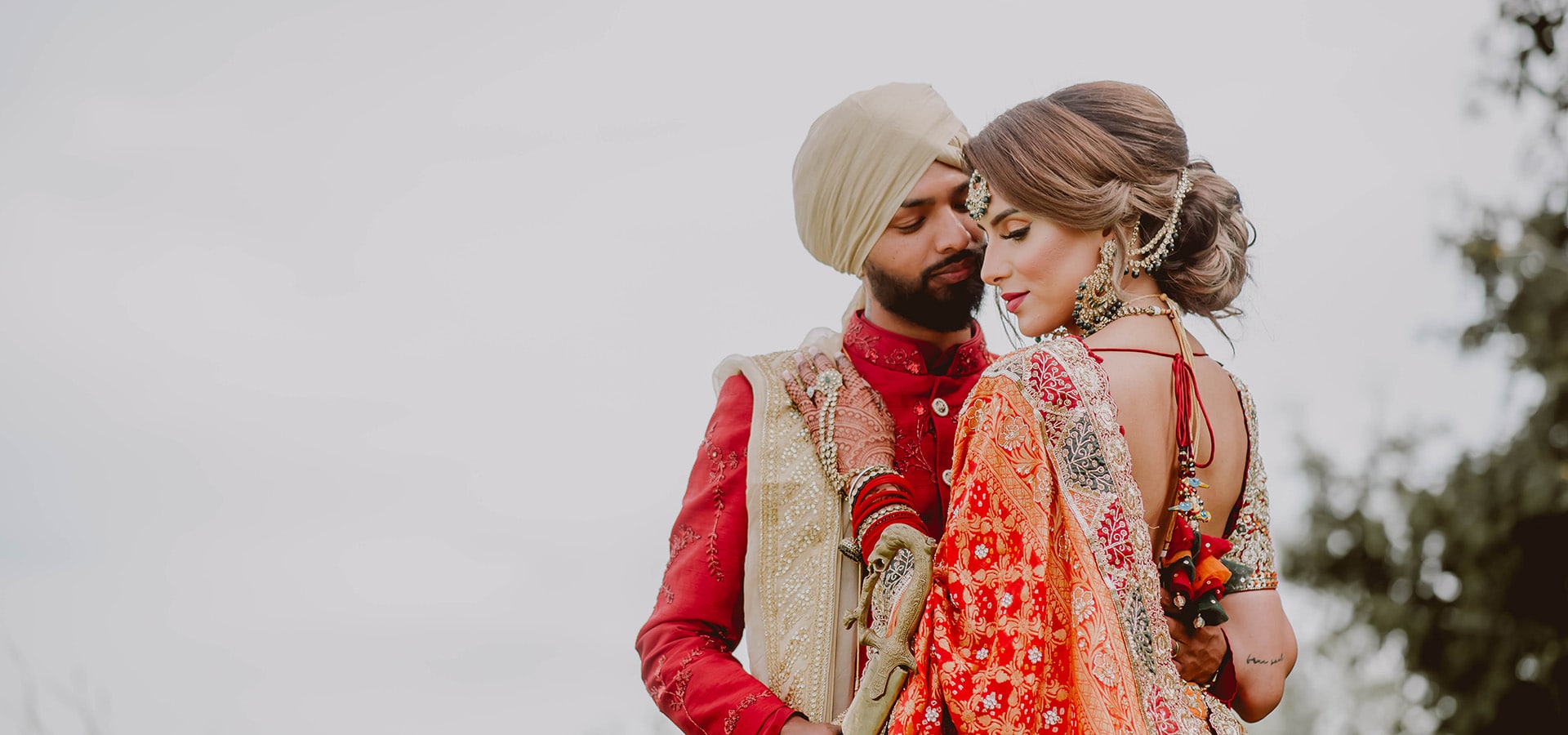 Hero image for Harpreet and Tariq Say “I Do” with an Intimate Summer Wedding