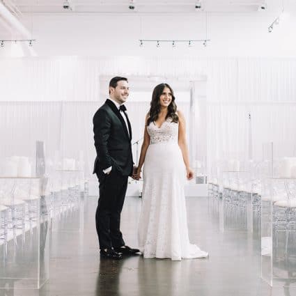 QT Films featured in Sami and Jordan’s Romantic Wedding at The Warehouse Event Venue