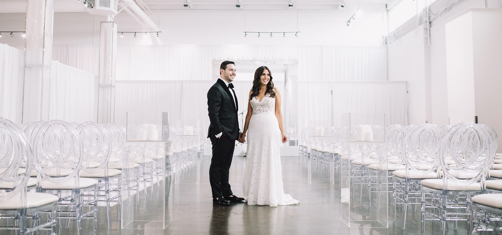 Hero image for Sami and Jordan’s Romantic Wedding at The Warehouse Event Venue