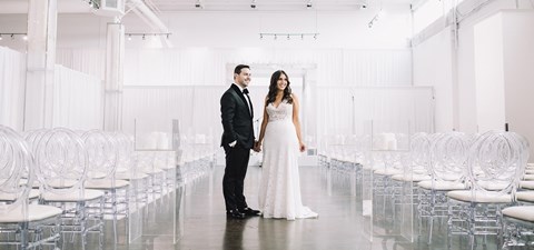 Sami and Jordan's Romantic Wedding at The Warehouse Event Venue
