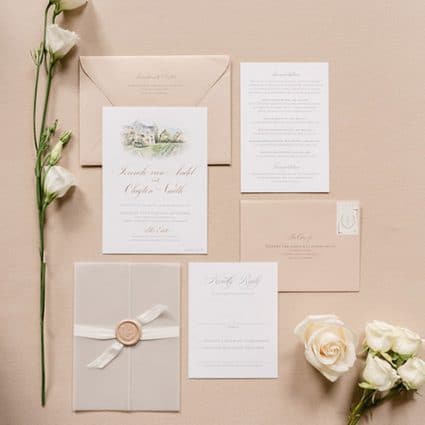 Paper & Poste featured in Stationery Designer Favourite Wedding Invitation Designs