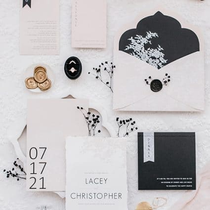 The Polka Dot Paper Shop featured in Stationery Designer Favourite Wedding Invitation Designs
