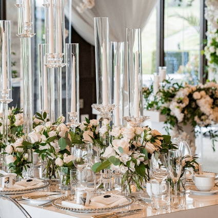 White Toronto featured in Mark and Stefania’s Romantic Wedding at the Eagles Nest Golf …