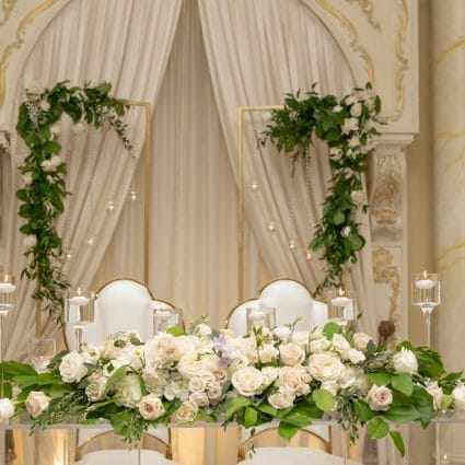 Natalie's Prestige featured in Wissam and Rahaf’s Romantic Wedding at Paradise Banquet Hall