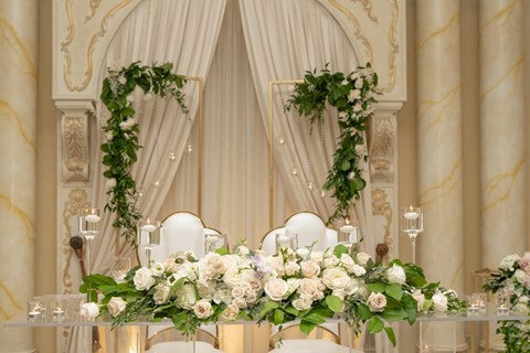 Wissam and Rahaf's Romantic Wedding at Paradise Banquet Hall