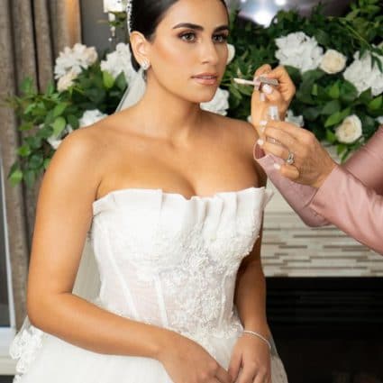 MinaBeauty Makeup Artist featured in Yasmeen and Mohammed’s Enchanting Wedding at DoubleTree by Hi…