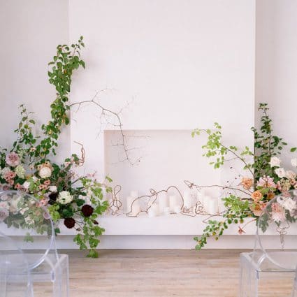 Hunt and Gather featured in Eva and Scott’s Intimate Wedding at Archive Studios