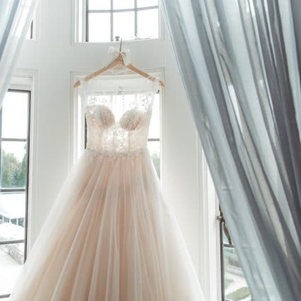 Ferre Sposa Bridal Boutique featured in Melody and Tony’s Captivating Wedding at Casa Loma