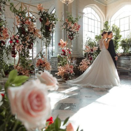 Fleur Weddings featured in Melody and Tony’s Captivating Wedding at Casa Loma