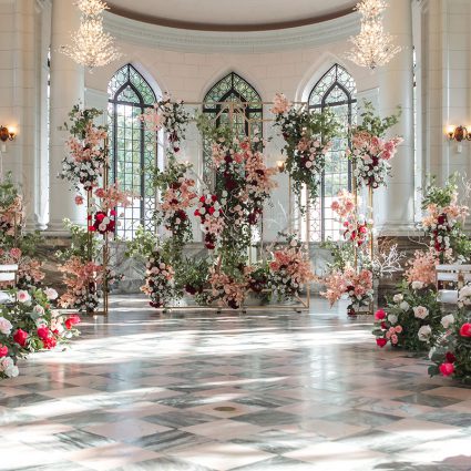 Infinitude Design featured in Melody and Tony’s Captivating Wedding at Casa Loma