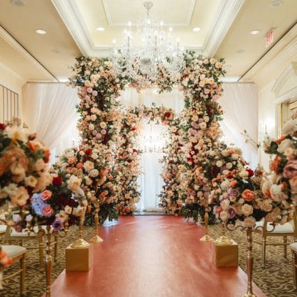 Infinitude Design featured in Kefei and Aiqi’s fairy-tale wedding at the Fairmont Royal York