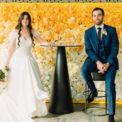 Fern Cohen Events featured in Lisa and Steven’s Romantic Wedding at Hotel X Toronto