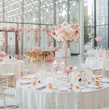 Life in Flowers featured in Tammy and Francis’ Picturesque Dream Wedding at Hotel X Toronto