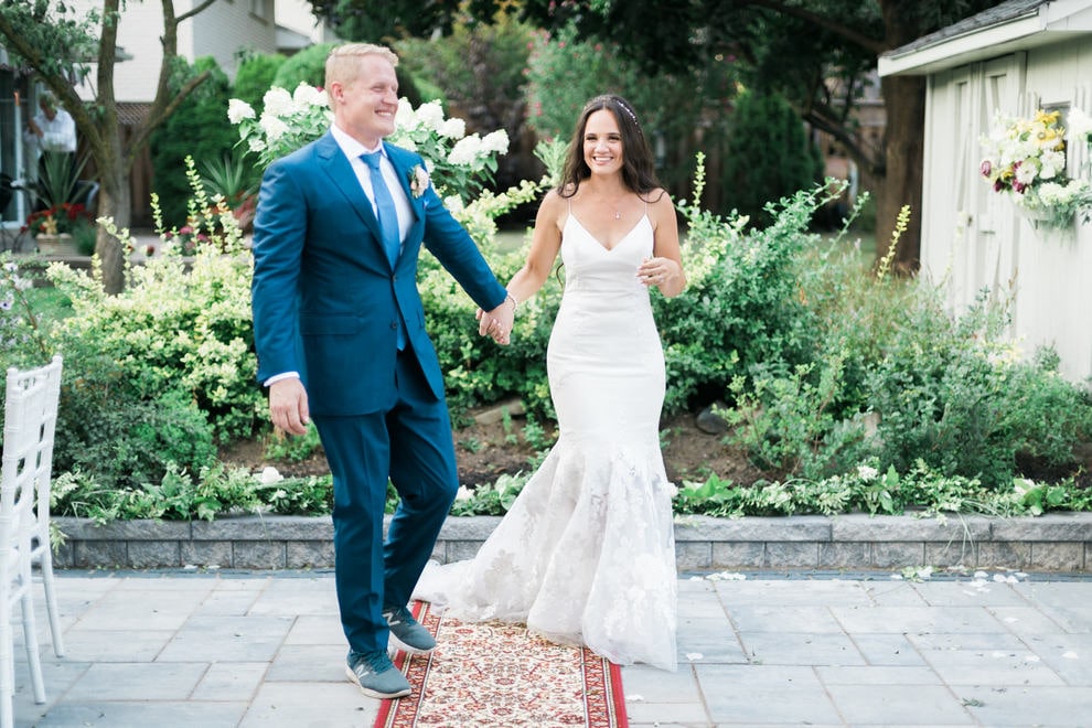 Anna and Peter's Intimate Backyard Wedding