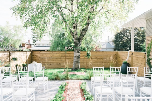 Anna and Peter's Intimate Backyard Wedding