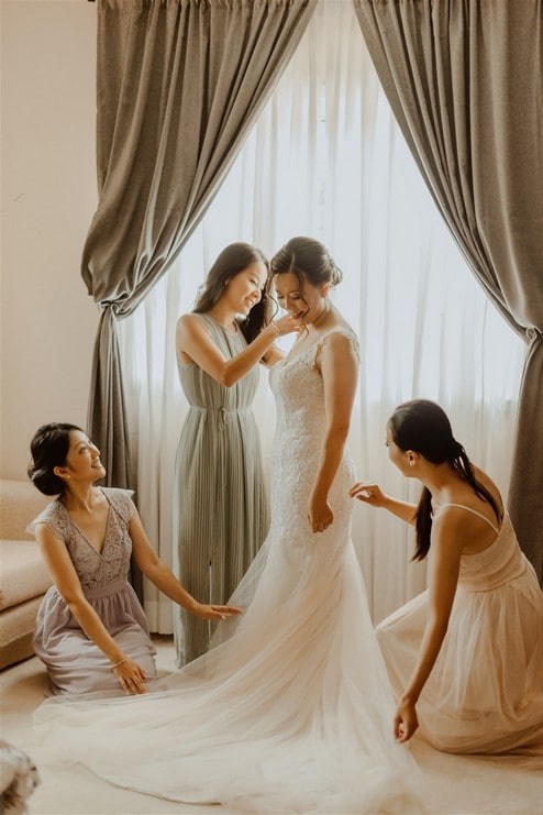 Andrea and Henry's Classic Wedding at R Garden Boutique