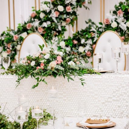 MMM Decors featured in Yasmin and Omar’s Enchanting Wedding at Chateau Le Jardin