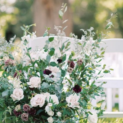 The Flower 597 featured in Natalie and Richard’s Charming Rustic Wedding at Steam Whistl…