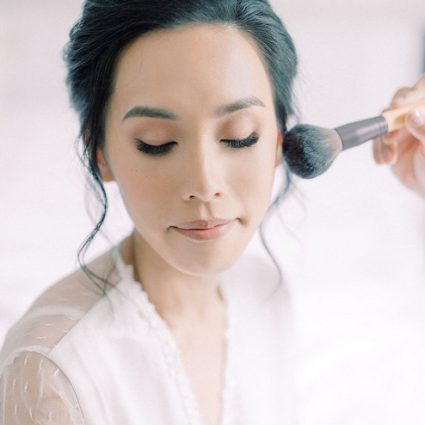 Judy Lim Makeup featured in Natalie and Richard’s Charming Rustic Wedding at Steam Whistl…