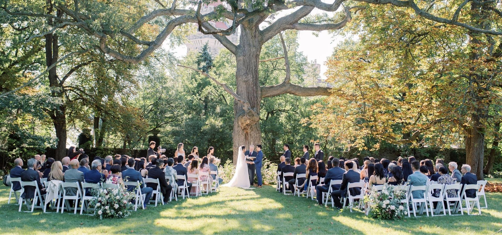 Hero image for Natalie and Richard’s Charming Rustic Wedding at Steam Whistle Brewery