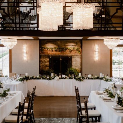 Indochino featured in Annika and Connor’s Sweet Wedding at Whistle Bear Pavillion