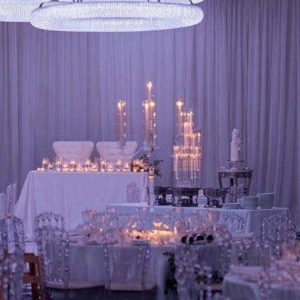Digital X Entertainment featured in Vanessa and Dylan’s Romantic Candlelit Wedding at Julius Even…
